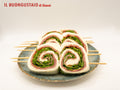 Rotolo di mozzarella prosciutto crudo  e rucola