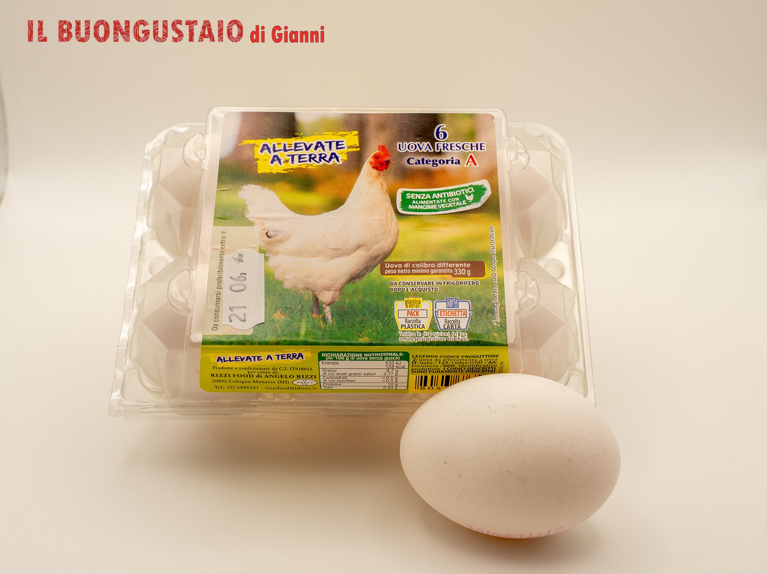 6 Uova Fresche - Categoria A